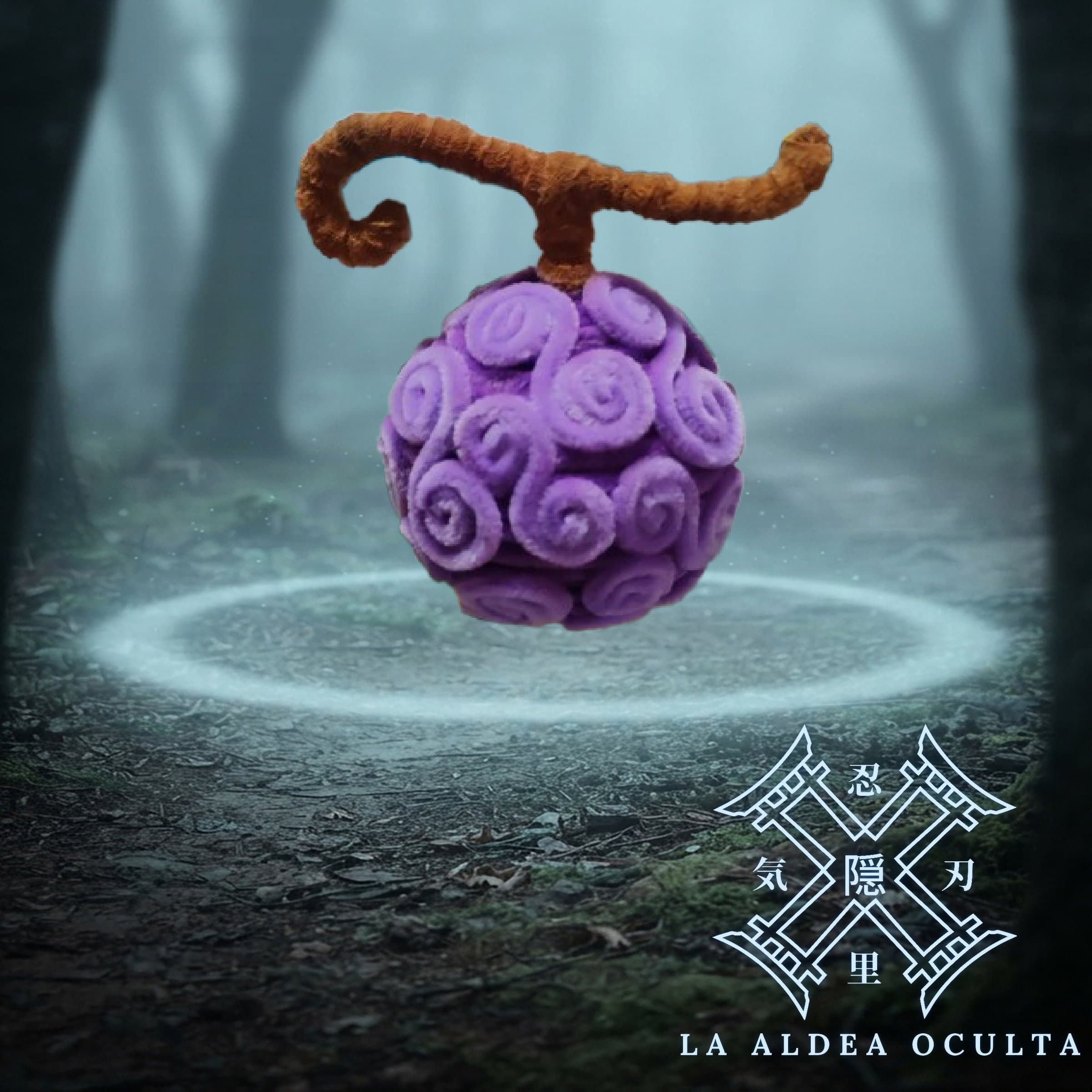 Réplica Gomu Gomu no Mi Tallada a Mano